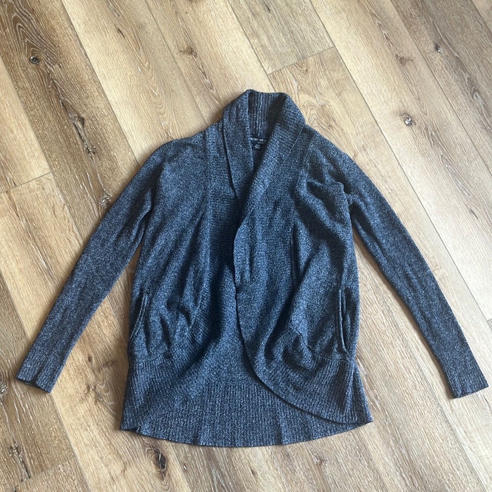 BAREFOOT DREAMS CozyChic Lite Circle Cardigan Blue - Picture 2 of 11